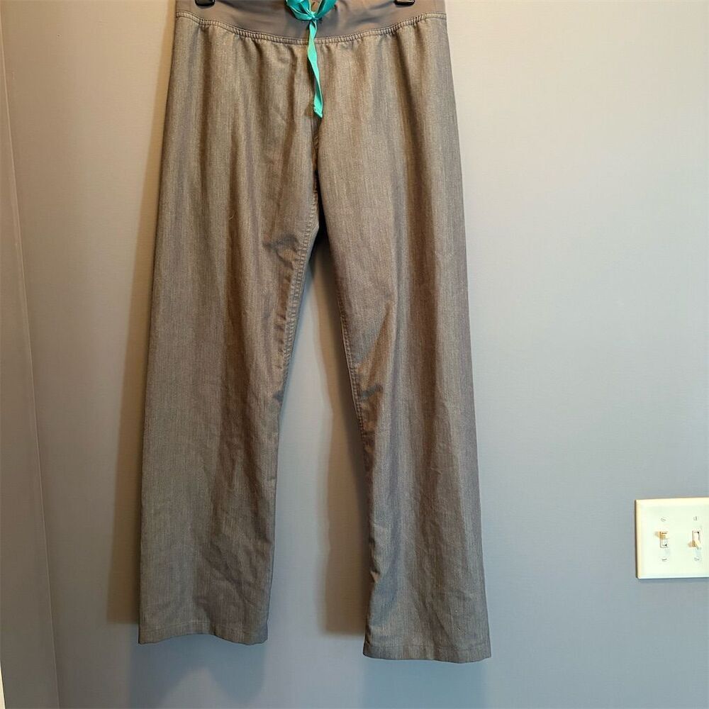 FIGS Women's Gray Scrub Pants XS Elastic Waist Workwear - Picture 1 of 8